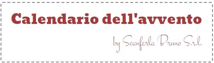 Calendario dell’Avvento Scanferla